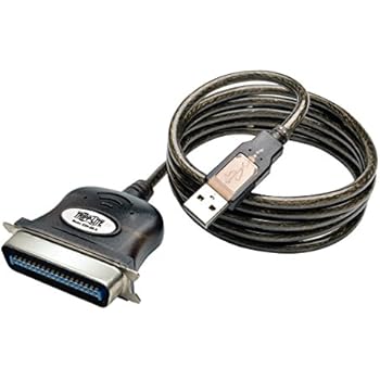 TRIPP LITE USB to Parallel Printer Adapter Cable USB-A to Centronics 10-Feet (U206-010)