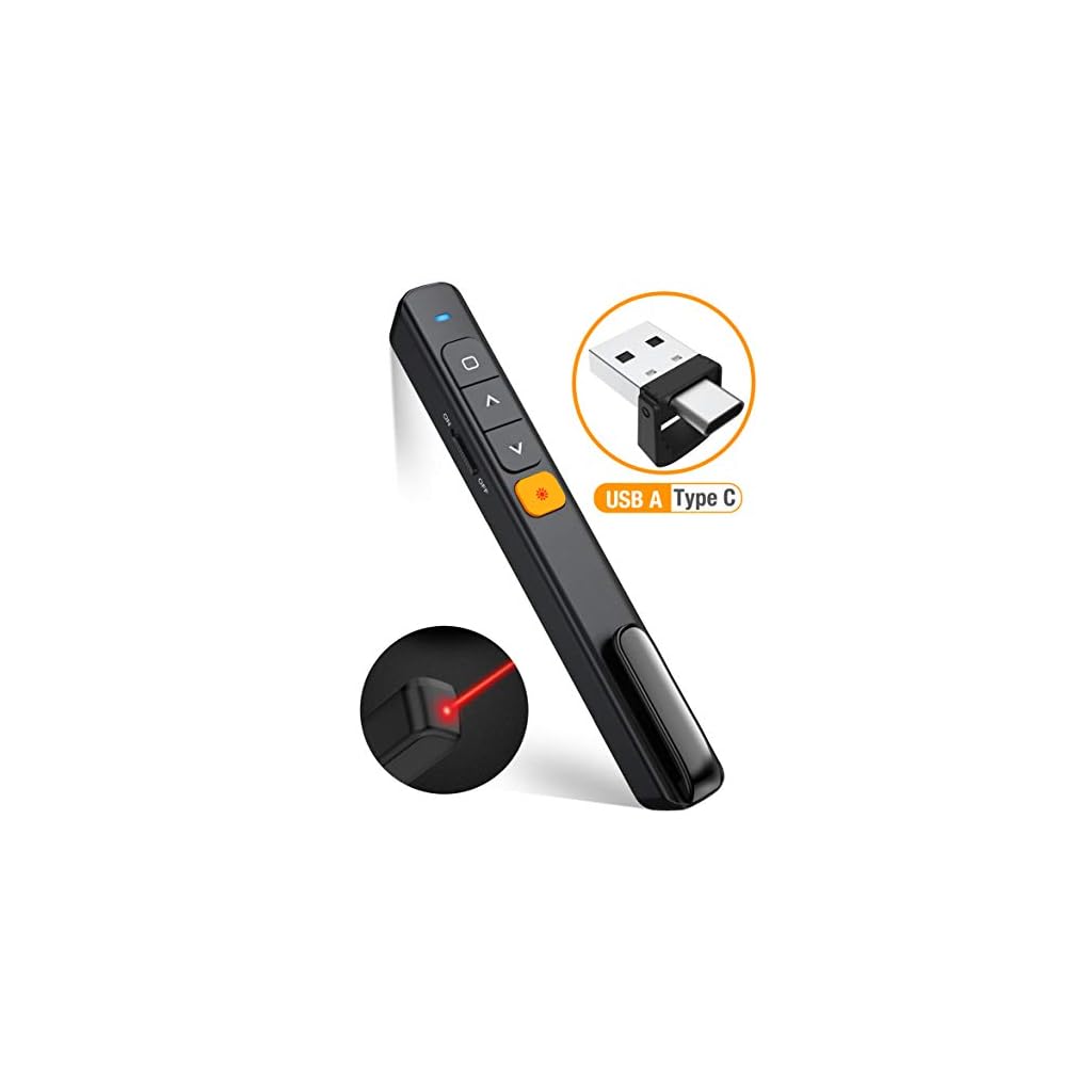 DinoFire Wireless PowerPoint Presentation Clicker Remote