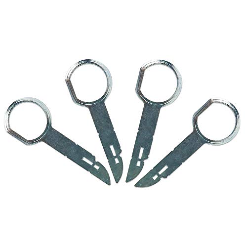 Boxiti Radio Removal Tool kit for Porsche, Volkswagen, Audi and Mercedes Vehicles (4 Keys Pack) - Thumbnail 3