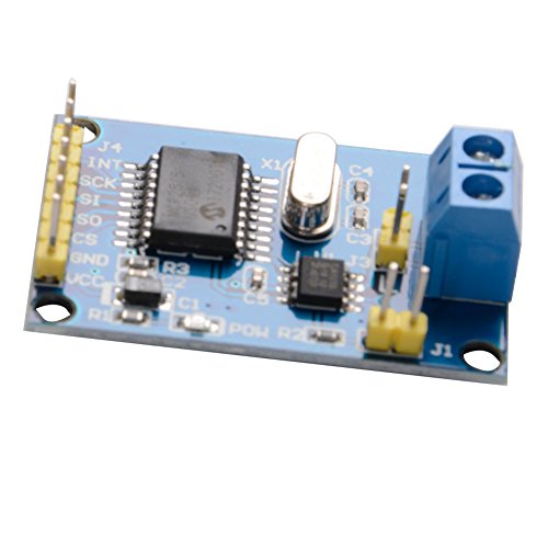 2 Pcs MCP2515 CAN Bus Module TJA1050 Receiver SPI for Arduino 51 MCU ARM Controller Development Board
