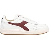 Diadora Mens B.Elite H Italia Sport Perforated Lace Up Sneakers Shoes Casual - White