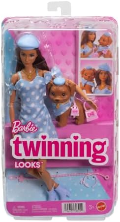 Twinning Looks Muñeca y perrito con conjuntos a juego