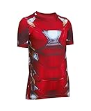 Under Armour Boys' Alter Ego Iron Man Suit Short Sleeve