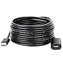 UGREEN 15 Feet USB Extension Cable USB 2.0 Active Repeater Extension Cable A Male to A Female with Built-in Signal Booster Chips