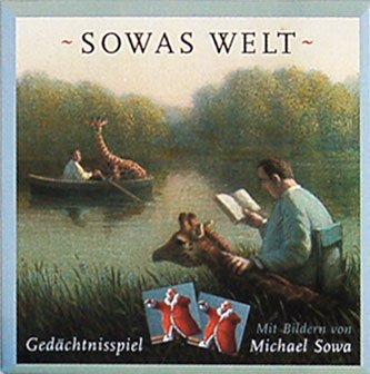 Memory zu Axel Hackes Geschichten 13 x 13 x 4 cm • 40036 ''Memo Sowas Welt'' von Inkognito • Künstler: INKOGNITO © Michael So