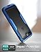 i-Blason Magma Series Case for iPhone 8 Plus 2017/iPhone 7 Plus, Heavy Duty Protection Full Body Bumper Case with Built-in Screen Protector, Includes Removable Beltclip Holster (MetallicBlue)