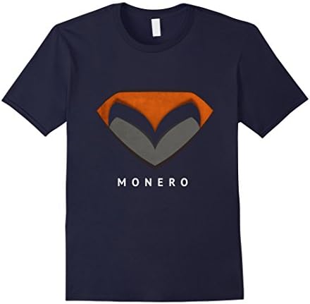 Mens Monero Premium T Shirt (crypto currency) XL Navy