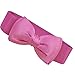 Coromose Bowknot Elastic Wide Stretch Buckle Waistband Belt for Women (Hot Pink)