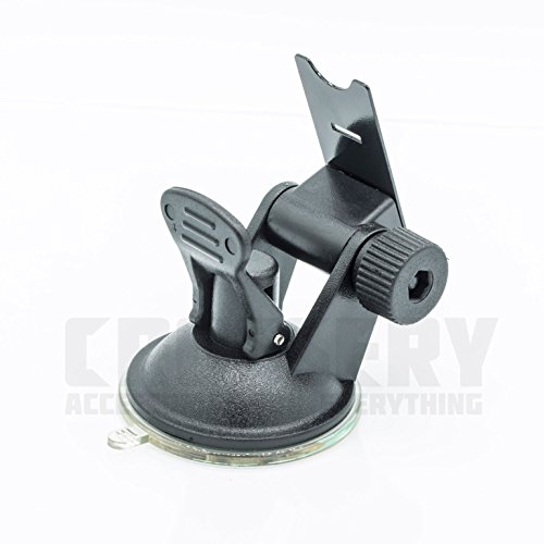 Car Radar Mount, Crossery Windshield & Dashboard Radar Detector Suction Mount for Escort Passport, Beltronics Vector & Rocky Mountain Phantom-T Radar Detectors, Easy To Install, Adjustable, Black