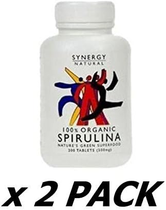 Synergy Natural Organic Spirulina 200Tabs (2 Pack)