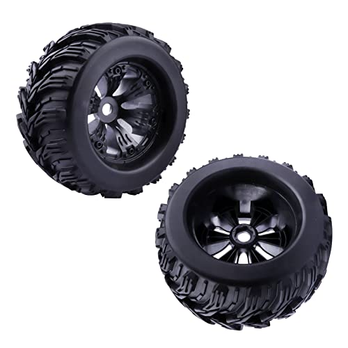 Hobbypark PreGlued 17mm Hex Hubs RC Wheels and Tires & Wrench Tool fit