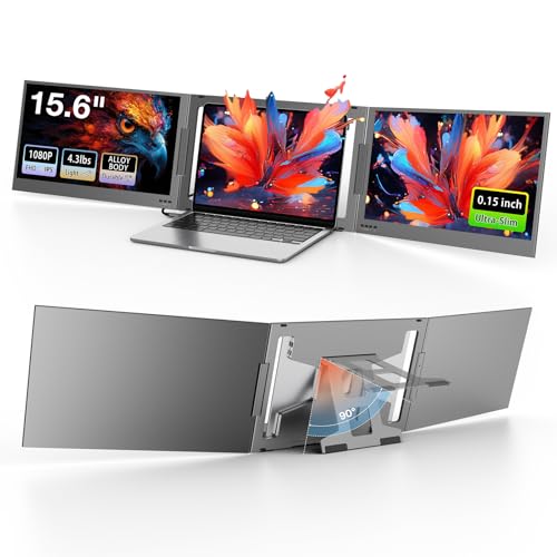 QQH 15.6" Triple Portable Monitor Extender