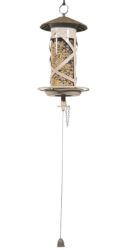 Effortless Products Barrel Nut Bird Feeder Brown Tan Medium Patio