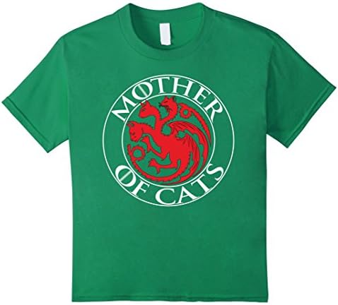 Kids Cat Lovers Shirt - Mother of Cats Hot 2017 T-Shirt 10 Kelly Green