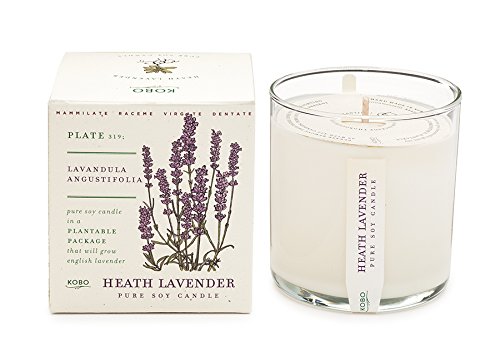 Heath Lavender Soy Candle with Plantable Box