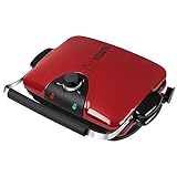 George Foreman 5-Serving Removable Plate Electric Grill Non-Stick Red GRP92R (Certified Refurbished)