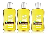 Bath & Body Works Lemon Vanilla Shower Gel 10 Fl Oz Lot of 3 Gift Set