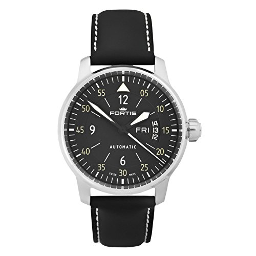 Fortis flieger cokpit one 1 aviatis watch day date auto…