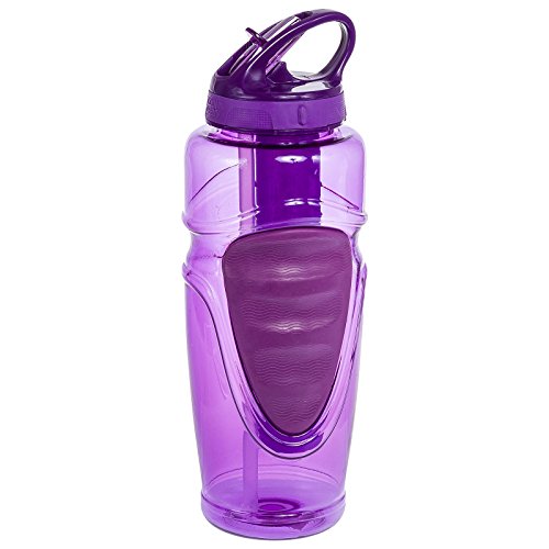 Cool Gear 32oz EZ-Freeze Gel Solstice Water Bottle (Purple)