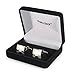 ALASKA BEAR - Classic Silver Cufflinks Set for French Sleeve Dress Shirts
