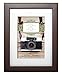 MCS Industries Solid Wood Gallery Frame, Walnut Brown, 6x8-Inch Matted to Display 4x6-Inch Photo