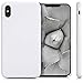 kwmobile Case Compatible with Apple iPhone Xs Max Case - TPU Silicone Phone Cover with Soft Finish - White