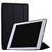 DuraSafe Cases for iPad 9.7 Inch 6/5 Gen 2018/2017 [ A1893 A1954 A1822 A1823 ] Smart Cover with Translucent Back - Black (Trifold)