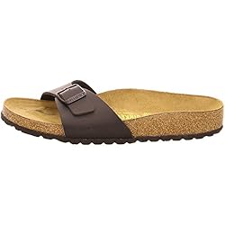BIRKENSTOCK Madrid Sandals, Black, 37 N EU, Womens