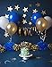 Graduation Decorations Navy Blue Gold 2022 Royal Prince Birthday Decorations Baby Shower Decorations/ Navy Blue Gold Latex Balloons Polka Dot Boy First Birthday/Navy Gold Wedding Decorations