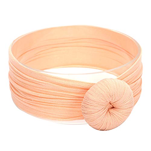 image for Mookiraer Baby Girl Nylon Headbands Newborn Infant Toddler Hairbands a