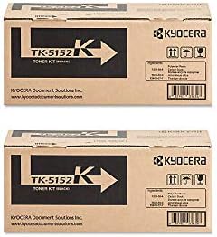 TK5152K Genuine Kyocera Toner Cartridge 2 Pack, 1T02NS0US0, 12000 Page-Yield Per Ctg, Black