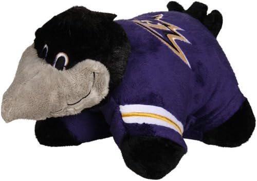 Amazon Com Nfl Baltimore Ravens Mini Mascot Pillow Pet Kitchen