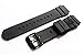 Luminox Rubber 3000 Series FP.L.DPB Black Out Navy Seal Watch Band with PVD Buckle