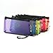 6 Pieces Multi Color Mesh Design Zipper Make Up Bag for Ladies