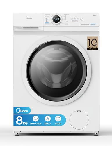 Midea Waschmaschine 8 kg Energieklasse A 1400 U/min Weiß MF10EW80B