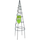 Gardman Nature Metal Pot 1.2m Obelisk 08240: Amazon.co.uk: Garden