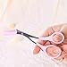 Women Eyebrow blade Trimmer Comb Eyelash Hair Scissors Cutter Remover blade Makeup Tool