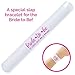Pop Fizz Designs Bachelorette Slap Bracelets | Bachelorette Party Favors | Bride Tribe Gifts (Pink)