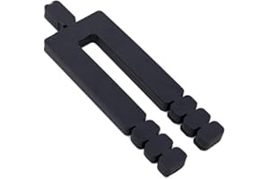 Plastic Stack Shim Black, Size: 5⅛" x 1⅞ x 1/16". Pack of 128 pcs. Black Color, Made in U.S.A BFSEALS Free & Quick Shipping