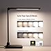 TaoTronics TT-DL047 LED Desk Wireless Charger, Dimmable Table Lamp, 5 Color Temperatures with 5 Brightness Levels, Touch Control, 1H Timer, Philips Enabled Licensing Program, Black