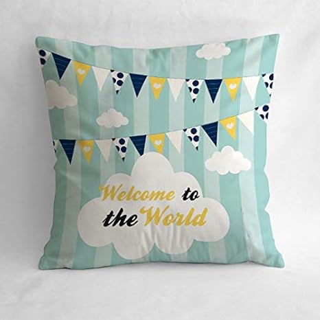 The Purple Tree Soft Cotton Linen Cushions For Kids And Baby