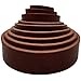 TOFL Genuine Top-Grain Leather Strap | 72 Inches Long | 1 Inch Wide | 9/64 Inch Thick (8-9 oz) | 1 Leather Strip for DIY Arts & Craft Projects, Clothing, Jewelry, Wrapping | Burgundy