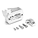 Krator® Yamaha V-Star 650 / 950 / 1100 / 1300 Chrome Front Brake Fluid Master Cylinder Cover Reservoir Cap (1998-2013)