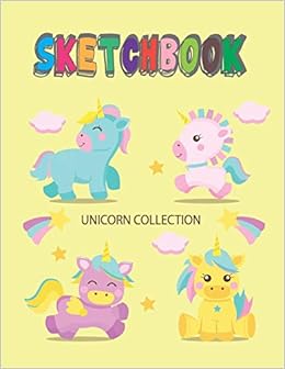 Sketchbook Cute Unicorn Kawaii Sketchbook Drawing And