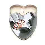 Earthly Body Edible Heart Candles, Mint 4-Ounces