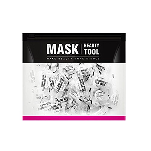 image for Topker 100pcs Silk DIY Water-saving Facial Paper Compressed Masque Dis