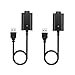 IBERLS 2 Pack USB Ego Charger Cable 510 Thread Adapter Cord with LED Indicator Light, Smart Over-Charge Protection