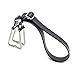 MyCHIC Men Women PU Leather Collar Strap with Metal Hook for Opening Mouth