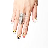 Tattify Striped Nail Wraps - Varsity Sweater (Set of 22)