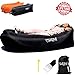 ChillPill Inflatable Lounger Comfortable Blow Up Hammock for Outdoor Use – Portable Lounge Chair with Side Pockets, Stakes, Bottle Opener and Carrying Bag – Lightweight Oxford Nylon Air Couch